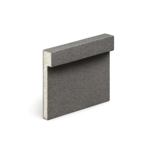 Rodapé / base externa BR001 em EPS revestido — 50 cm de altura × 05 cm de avanço, barra de 1 metro | Moldurale