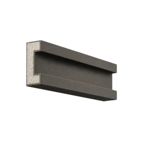 Filete externo FE001 em EPS revestido — 15 cm de altura × 04 cm de avanço, barra de 2 metros | Moldurale