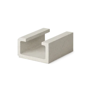 Sanca interna SI001 em EPS revestido — 25 cm de altura × 50 cm de avanço, barra de 1 metro | Moldurale