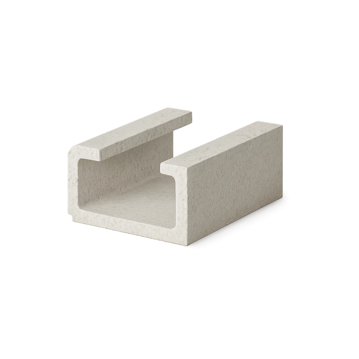 Sanca interna SI001 em EPS revestido — 25 cm de altura × 50 cm de avanço, barra de 1 metro | Moldurale