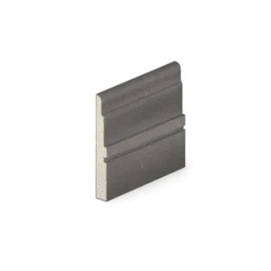Rodapé / base externa BR004 em EPS revestido — 50 cm de altura × 05 cm de avanço, barra de 1 metro | Moldurale