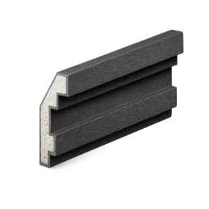 Moldura interna MI002 em EPS revestido — 16 cm de altura × 07 cm de avanço, barra de 1 metro | Moldurale
